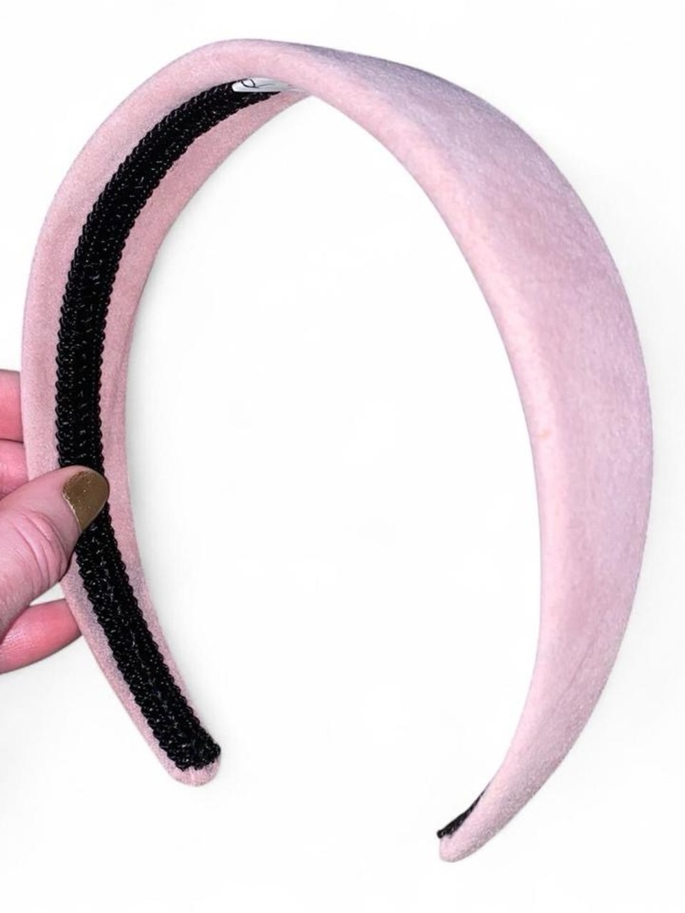 Pink Velour Headband